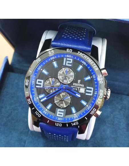 Festina Crono The Originals Correa Piel Azul