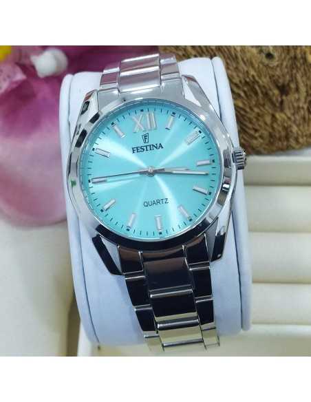 Festina Boyfriend Cadena Acero Turquesa