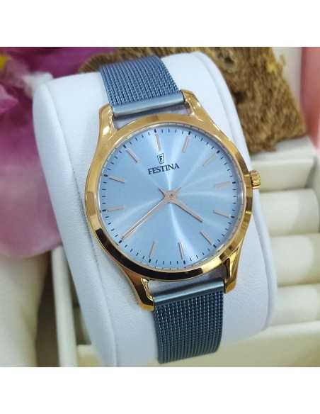 Festina BoyFriend Chapado Milanesa Azul