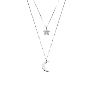 LP1680-1 Trendy doble luna y estrella