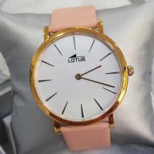 Lotus Minimalist Correa Piel Rosa