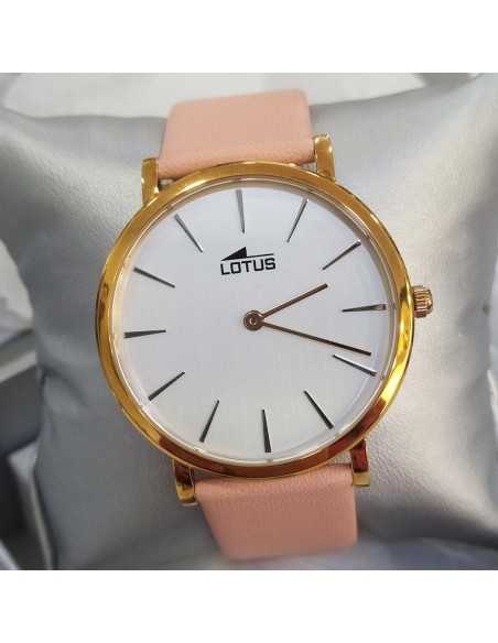 Lotus Minimalist Correa Piel Rosa