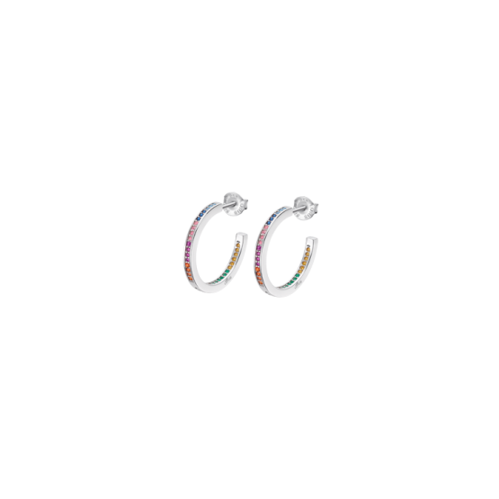 Lotus Silver Rainbow Semi Aro Multicolor