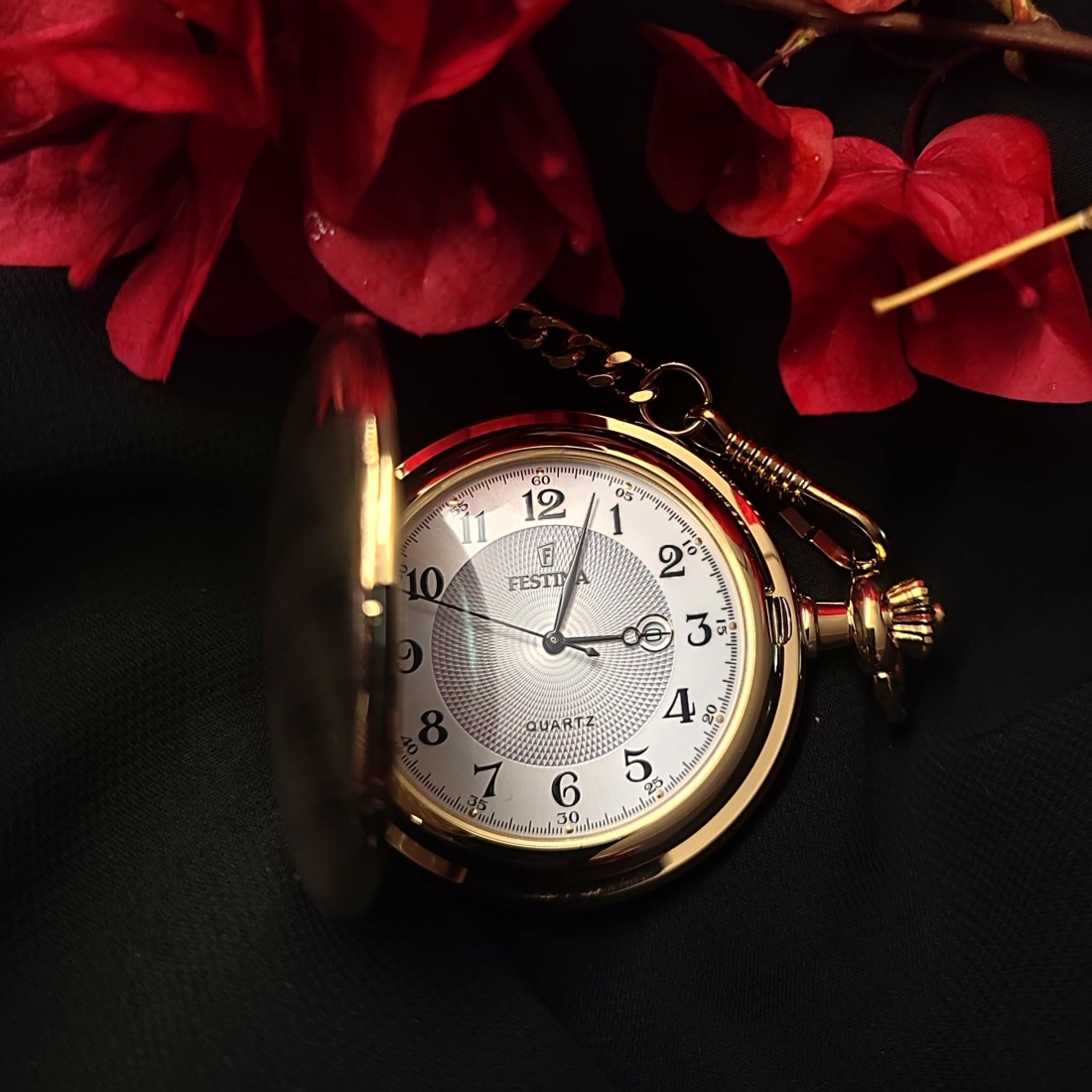 F2036/1 Reloj De Bolsillo Dorado