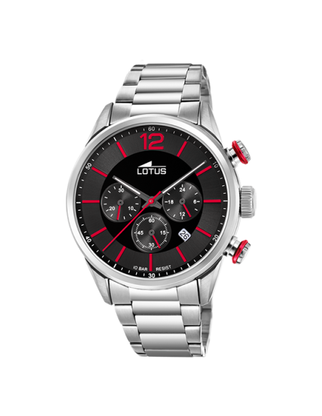 Lotus Crono Negro/Rojo