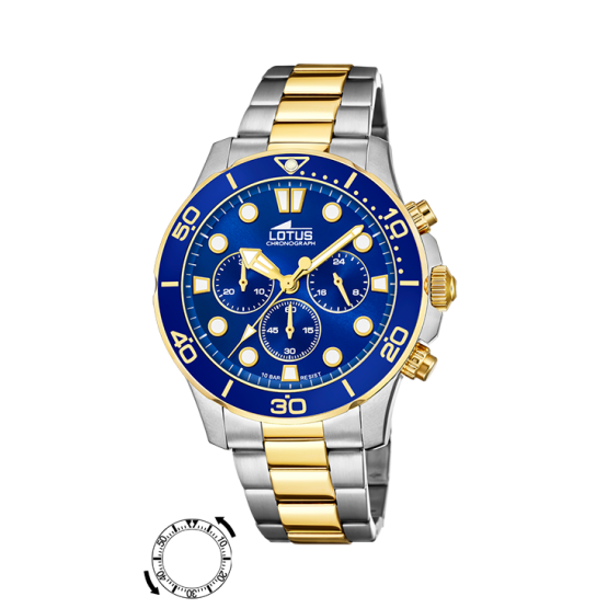 Lotus Excellent Crono Bicolor Azul