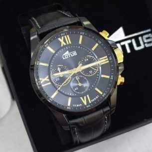 Lotus Chrono Acero Piel