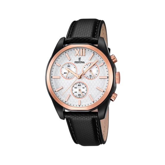 Festina Crono Esfera Plata Bicolor