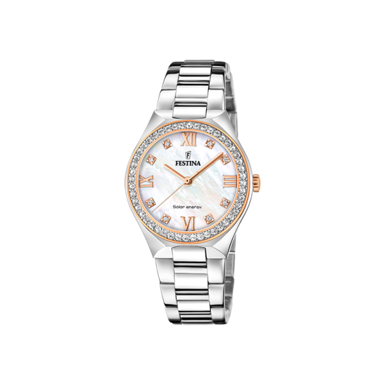 Festina Sra. Esf. Crema Acero Solar...