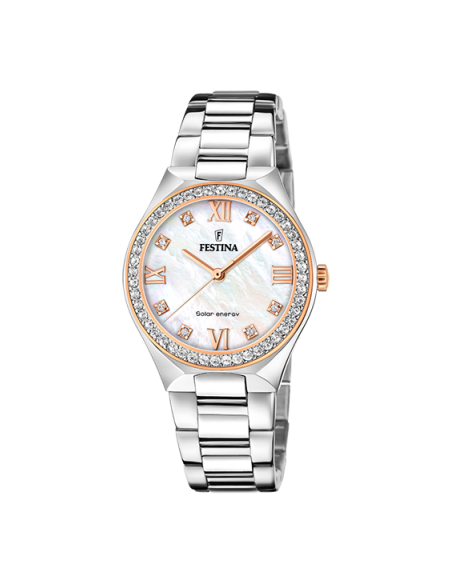 Festina Sra. Esf. Crema Acero Solar Energy