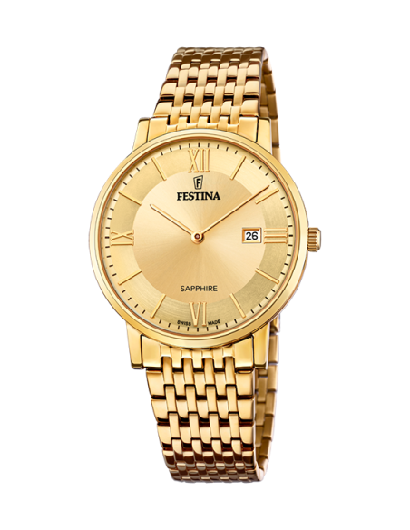 FESTINA SWISS MADE CLASSICS ESF. CHAMPAGNE