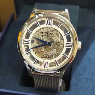 Festina Automático Esqueleto Cristal Zafiro