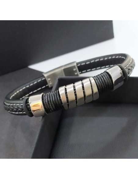 Lotus Style LS2056-2 Men basic piel Negro