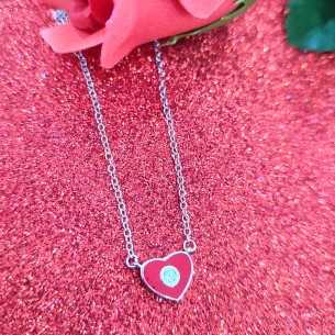 Amagoa Gargantilla Corazón Rojo