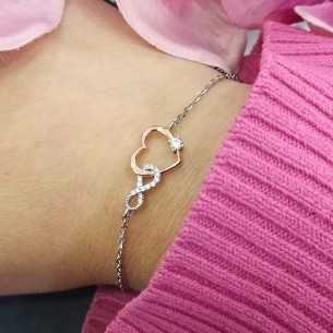 Marea Pulsera Infinito Corazón