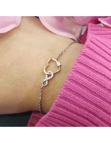 Marea Pulsera Infinito Corazón