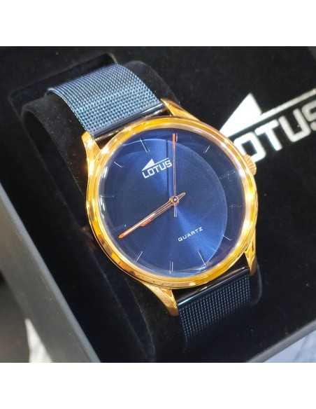 Lotus Minimalist Milanesa Chapado Azul