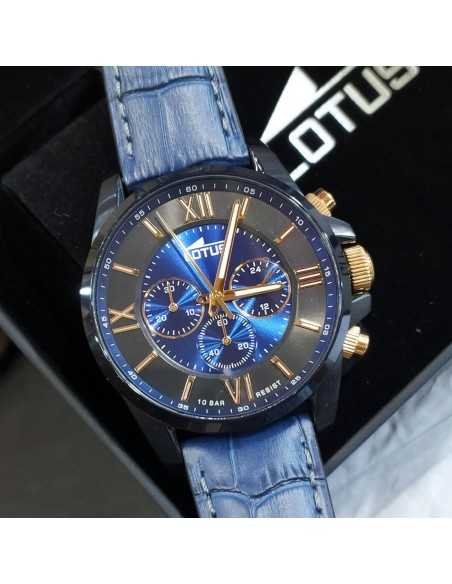 Lotus Chrono Acero Piel