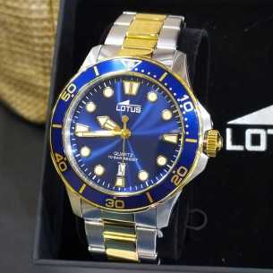 Lotus Excellent Bicolor Esf. Azul