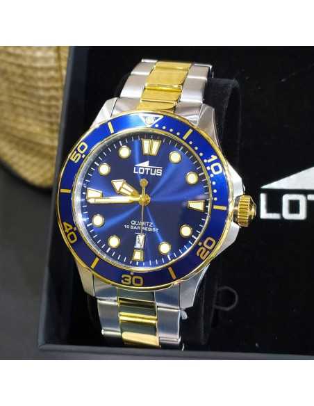 Lotus Excellent Bicolor Esf. Azul