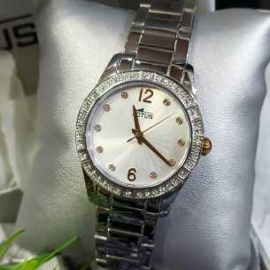 Lotus Bliss Cadena Acero Circonitas