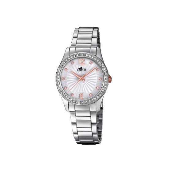 Lotus Bliss Cadena Acero Circonitas
