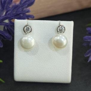 Towanda Pendientes Perla Circonita