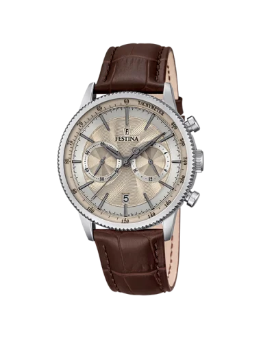 Festina Crono Correa Piel Marrón