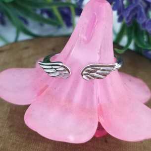 Towanda Anillo Abierto Alas de Ángel