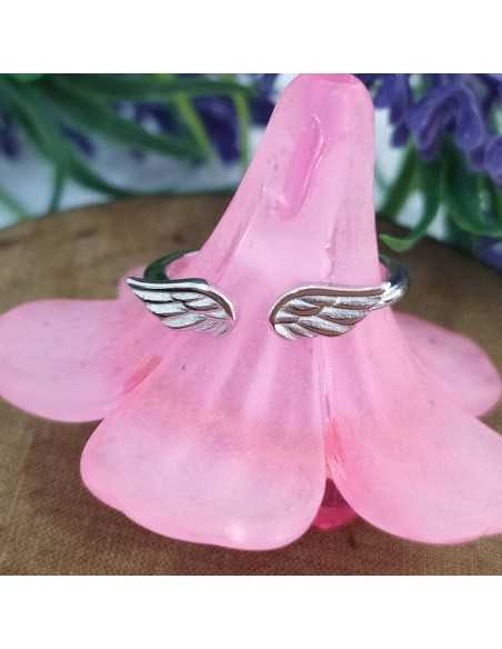 Towanda Anillo Abierto Alas de Ángel