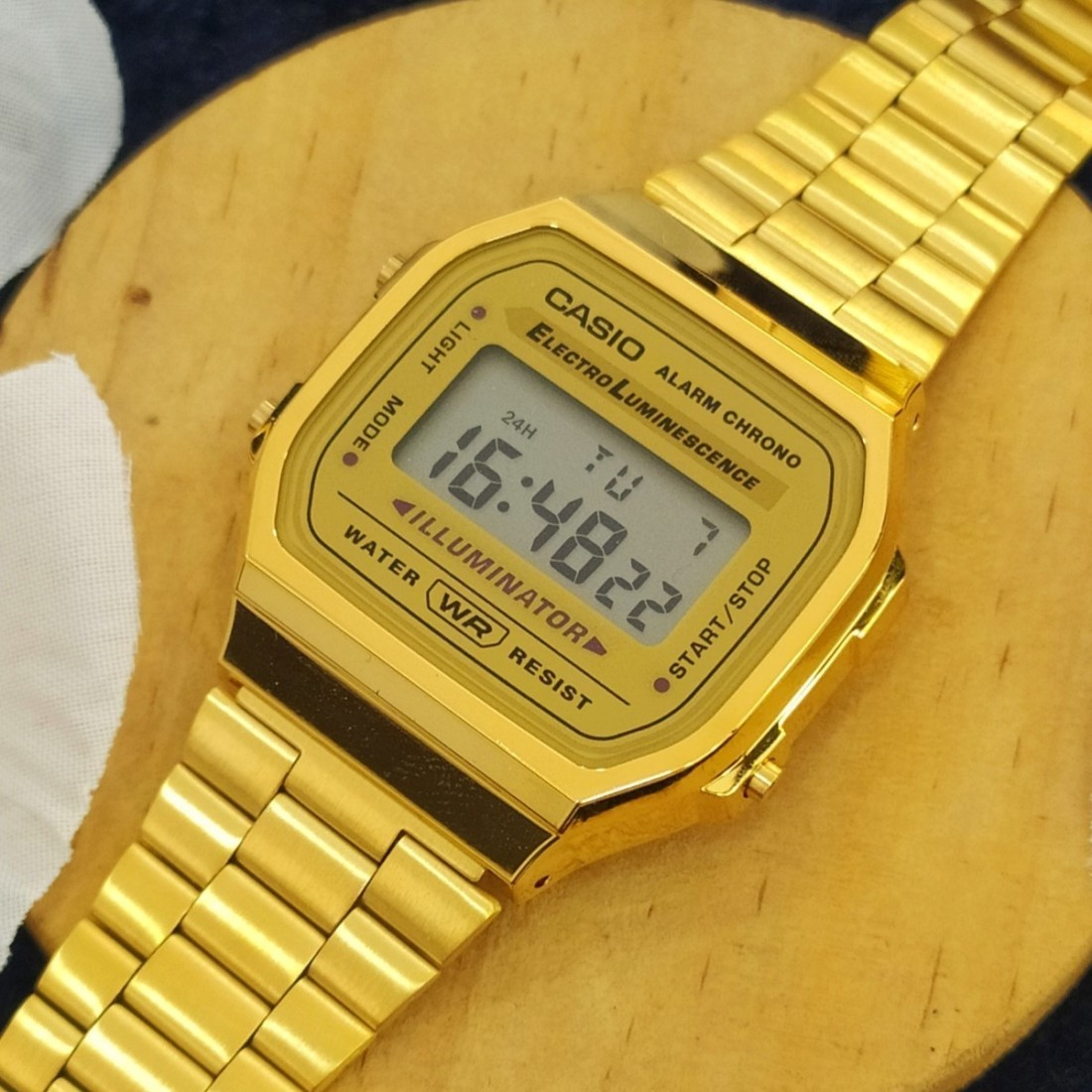 Reloj Casio Vintage Iconic A168WEM-1EF - Joyeria Oro y Plata