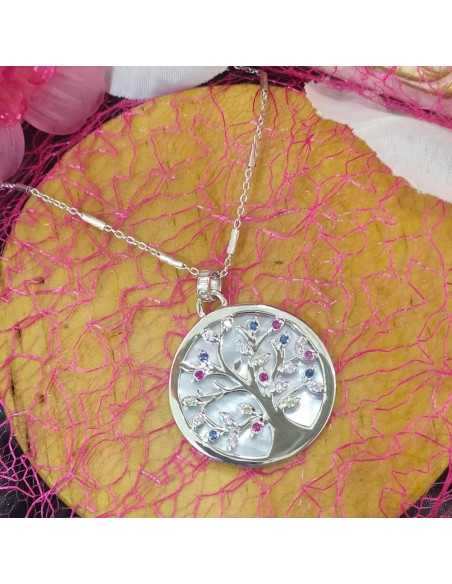 LP1889-1 Rainbow Árbol de la Vida Nácar