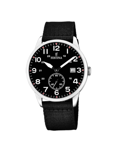 Festina Retro Correa Nailon Negro