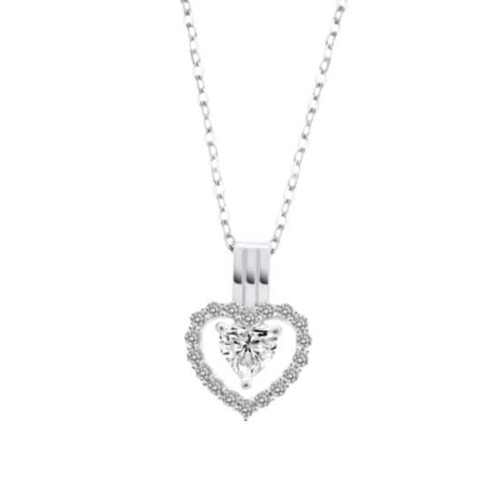 Lotus Silver Gargantilla Corazón