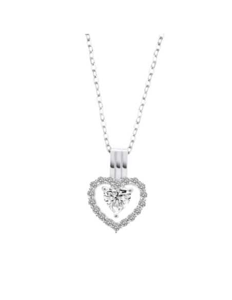 Lotus Silver Gargantilla Corazón