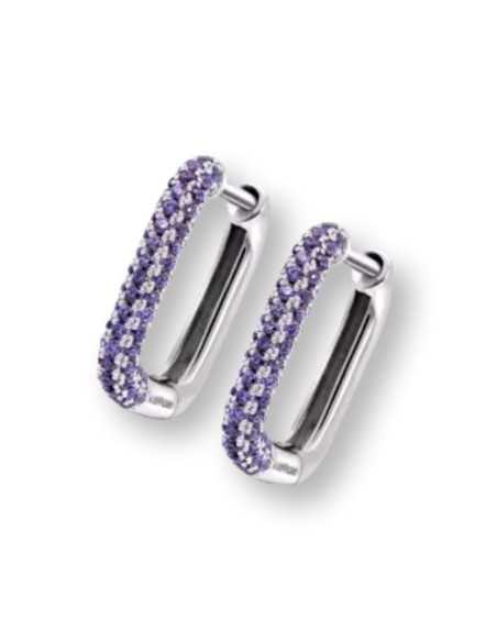 Lotus Silver Rainbow Rectangular Circonitas