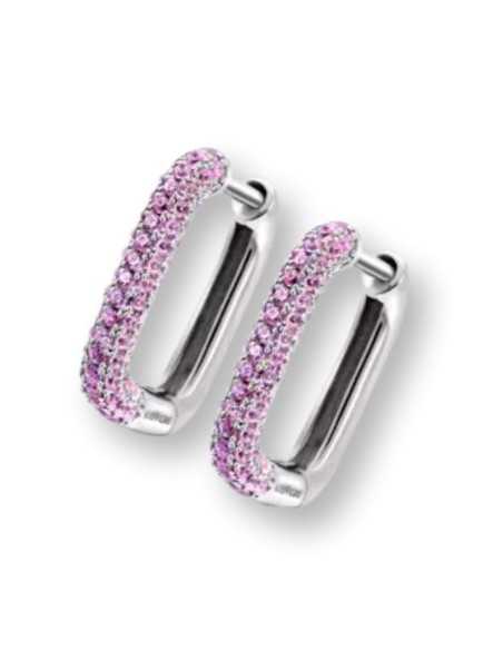 Lotus Silver Rainbow Rectangular Circonitas