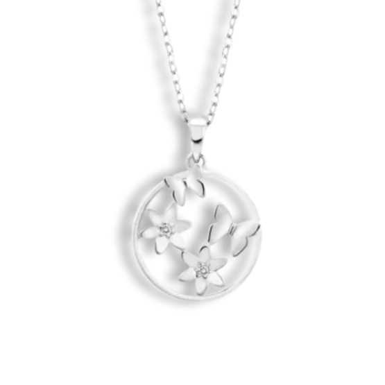 Lotus Silver Mystic Mariposas Flor