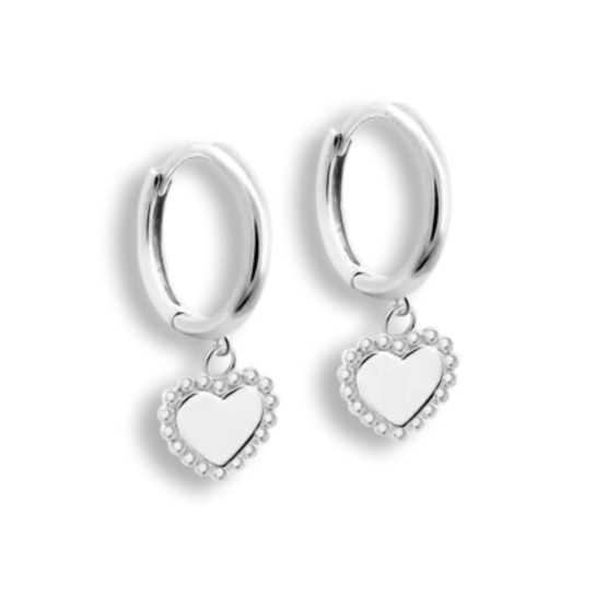 Lotus Silver Mometns Aro Corazón