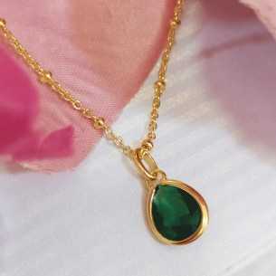 Lotus Silver Gargantilla Lágrima