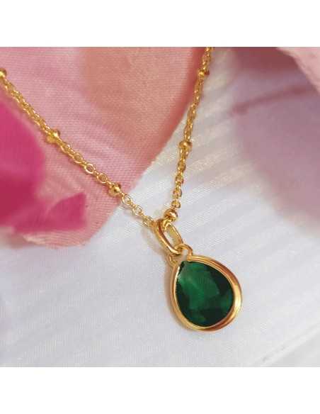 Lotus Silver Gargantilla Lágrima