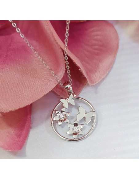 Lotus Silver Mystic Mariposas Flor