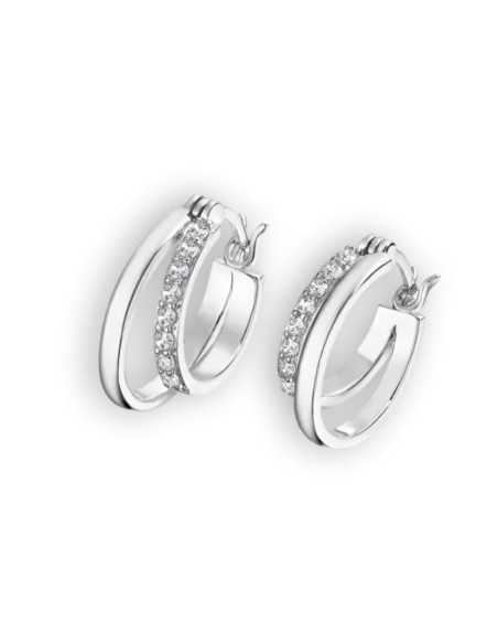 Lotus Silver Glam Doble Aro Ovalado