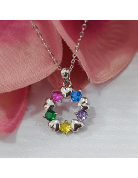 Lotus Silver Sinfos Corazones Plata y de Colores