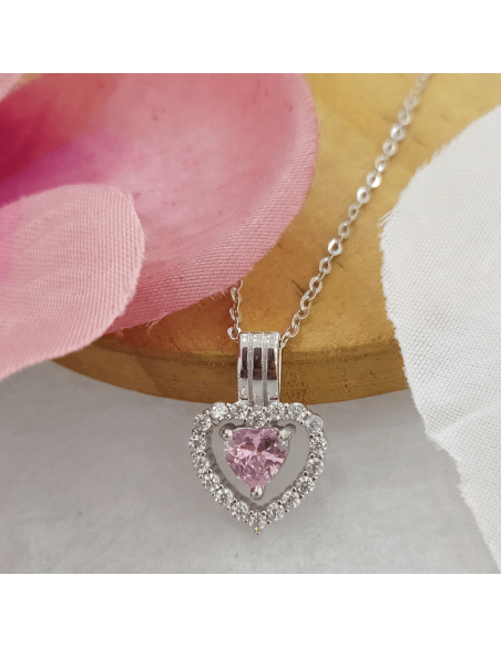 Lotus Silver Gargantilla Corazón