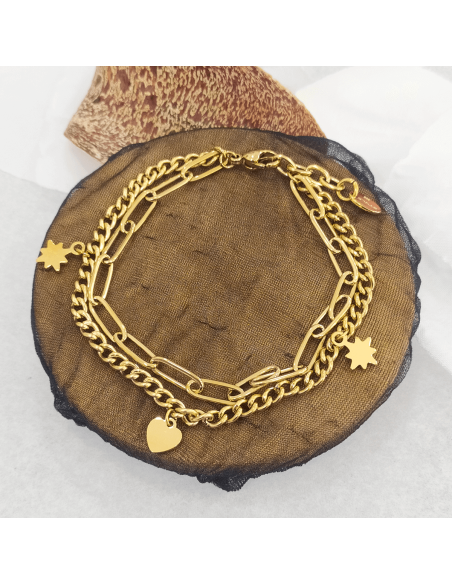 Lotus Style LS2313-2 Woman´s Heart Doble Colgantes Motivos