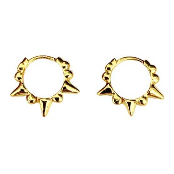 Amagoa Pendientes Aro Pinchos