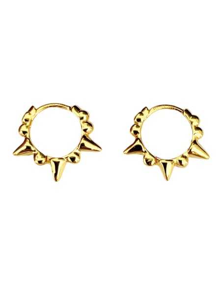 Amagoa Pendientes Aro Pinchos