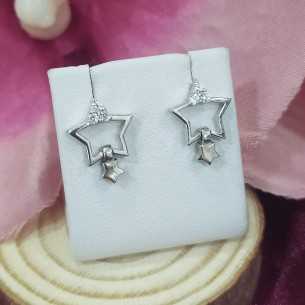 Towanda Pendientes Estrella Calada