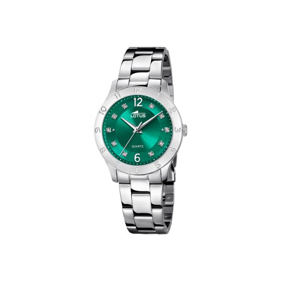 Lotus Bliss Acero Diales de Circonitas